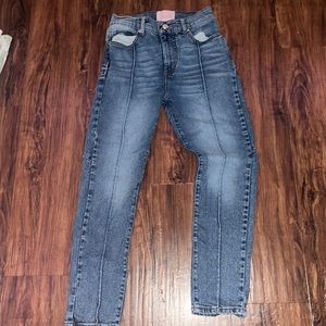Revive jeans, size 27, never worn, blue with star.